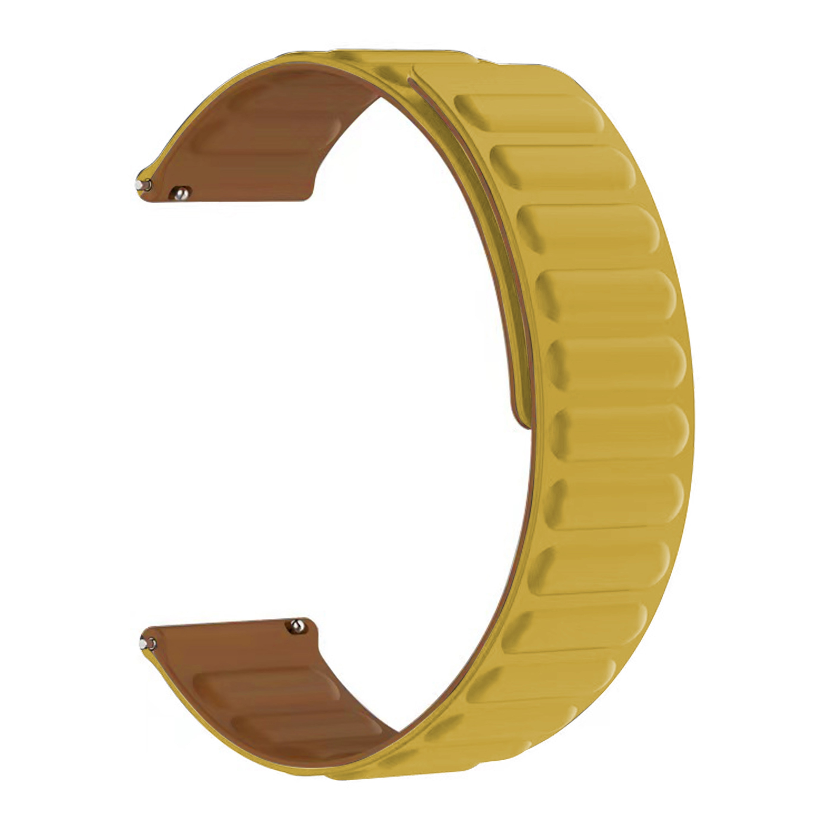 Correa magnética silicona Samsung Galaxy Watch 4 Classic 42mm amarillo