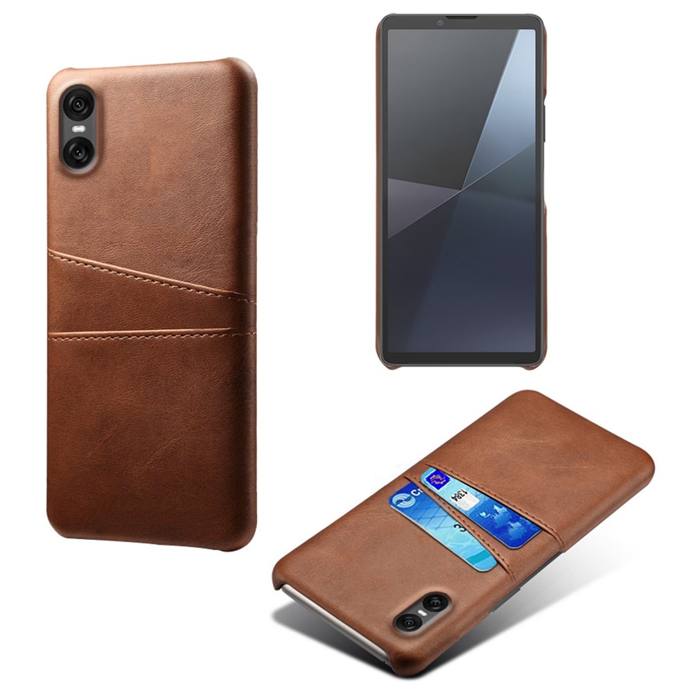Funda Card Slots Sony Xperia 10 VII Marrón