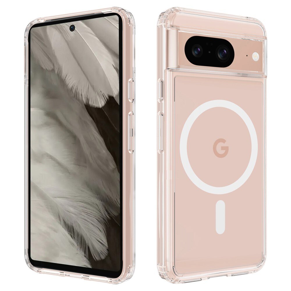 Funda híbrida MagSafe Google Pixel 8 Transparente