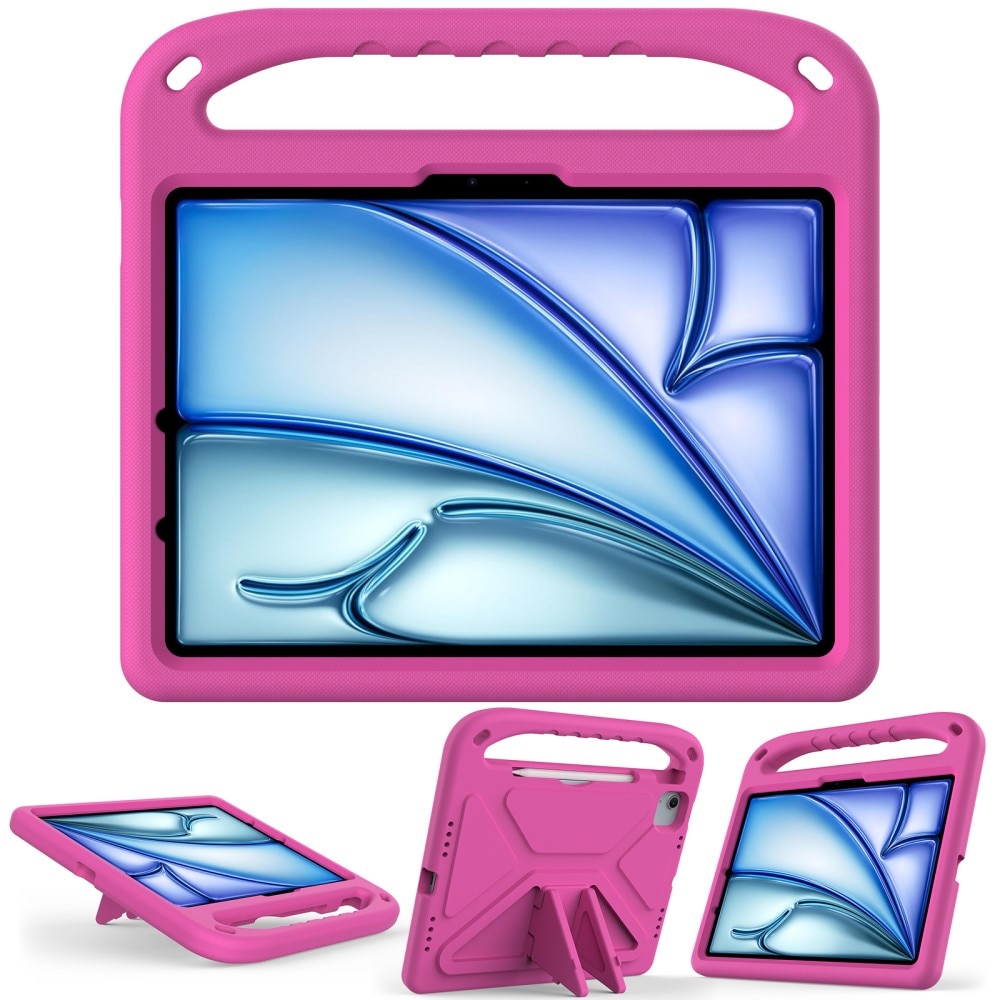 Funda EVA con asa para niños para Apple iPad Pro 11 5th Gen (2024) Rosa