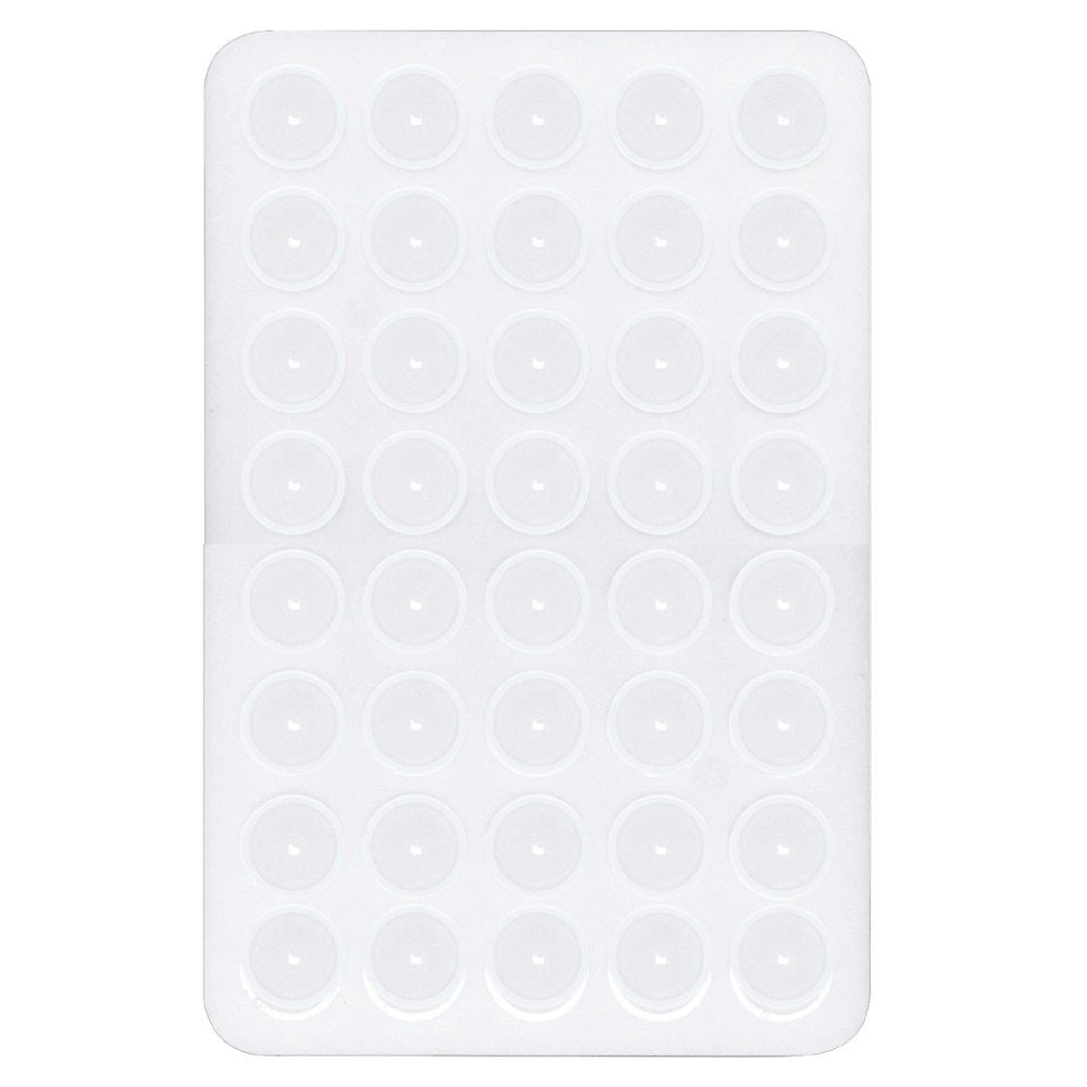 Soporte para teléfono con ventosas de doble cara, blanco