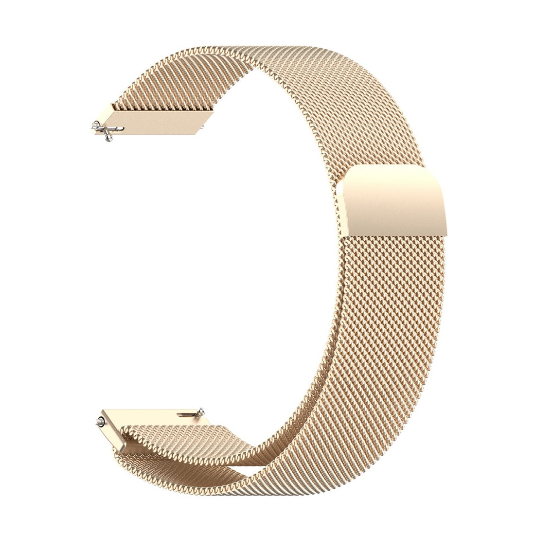 Pulsera milanesa para Samsung Galaxy Watch 6 Classic 43mm, Dorado champagne
