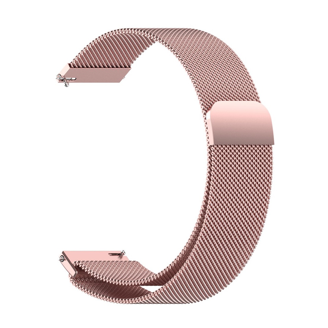 Pulsera milanesa para Samsung Galaxy Watch 6 Classic 43mm, Rosa dorado