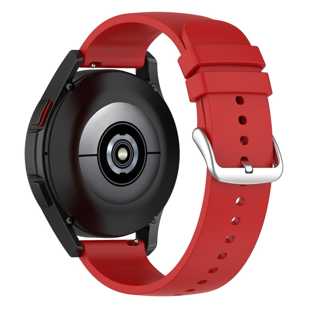 Correa de silicona para Hama Fit Watch 4910, Rojo