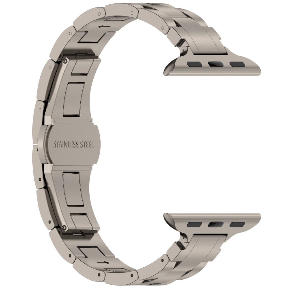 Slim Correa de titanio Apple Watch SE 44mm, titanio
