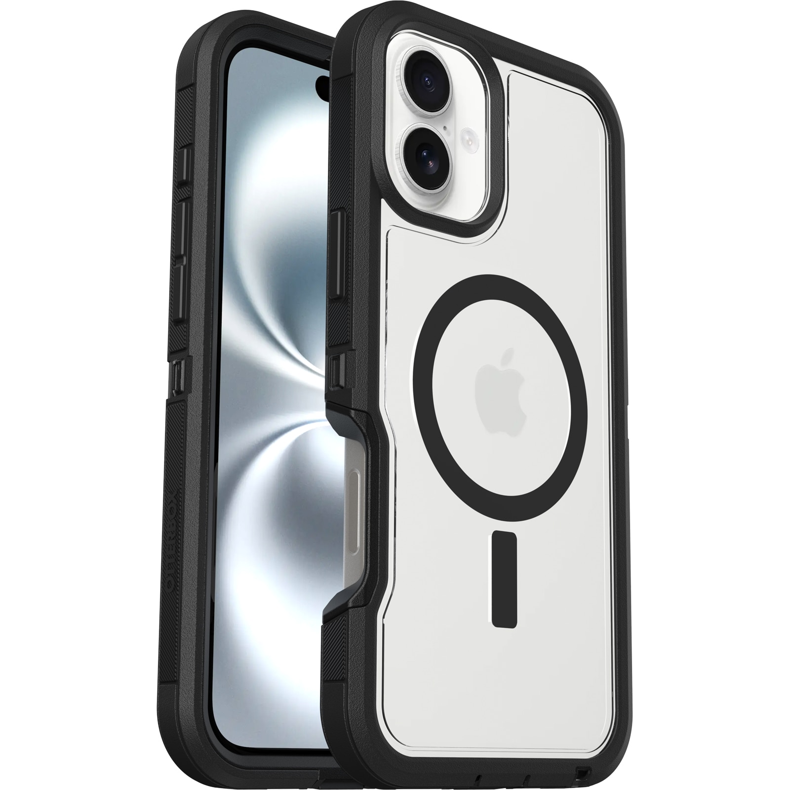 Funda Defender XT iPhone 16 PlusNegro/transparente