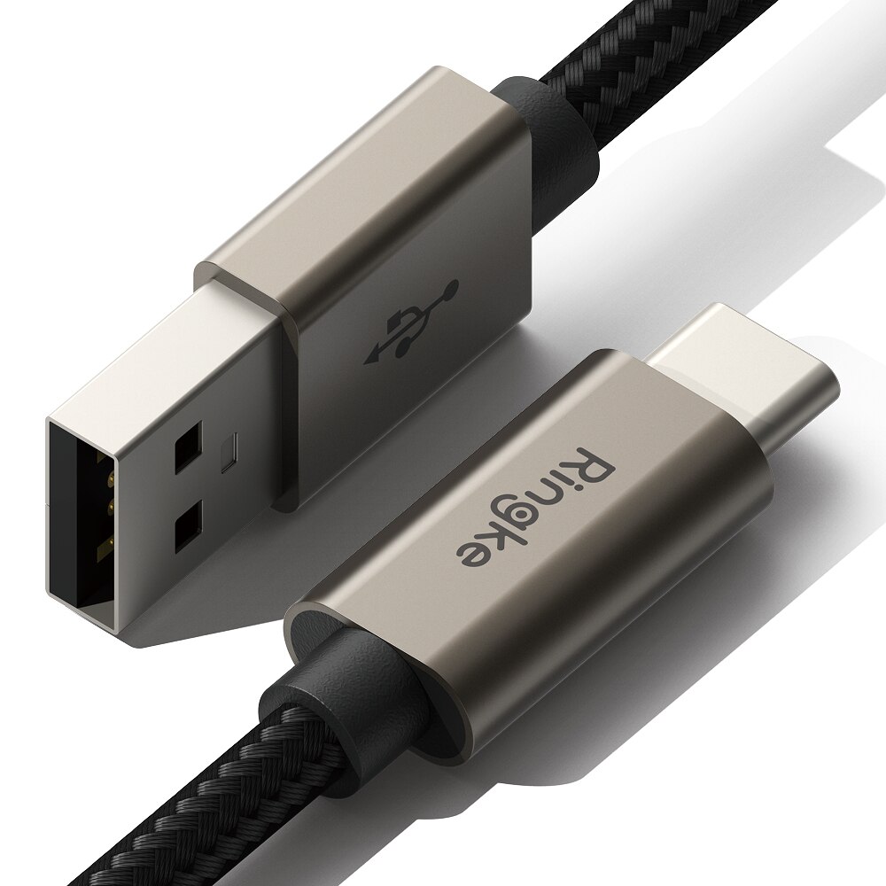 Fast Charging Basic Cable USB-A -> USB-C 0,5m, negro