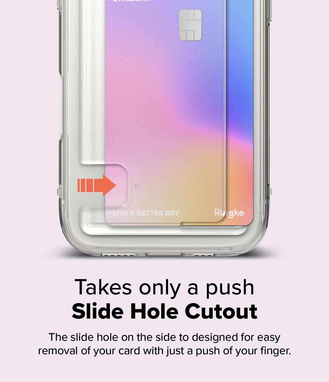 Funda Fusion Card iPhone 16 Plus Transparente