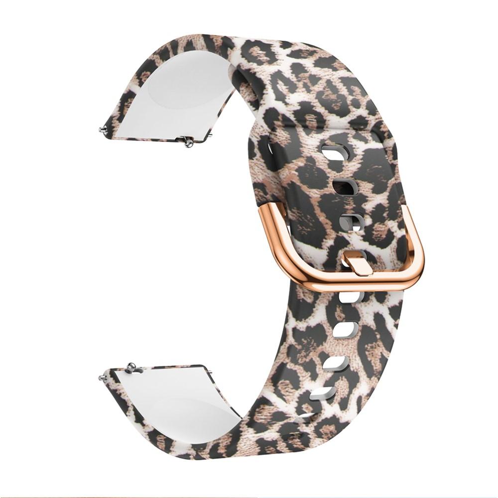 Correa de silicona para Samsung Galaxy Watch 6 Classic 47mm, Leopardo